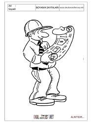 Mühendis boyama sayfaları